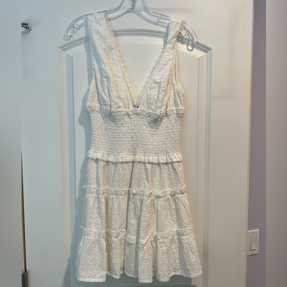 NBD white eyelet dress - worn once